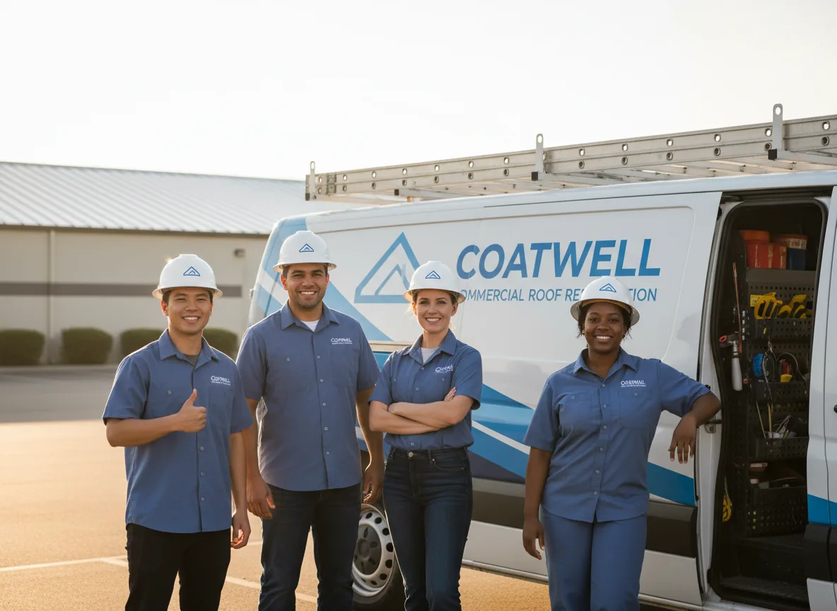 Commercial roof coating company in Dougherty, IA